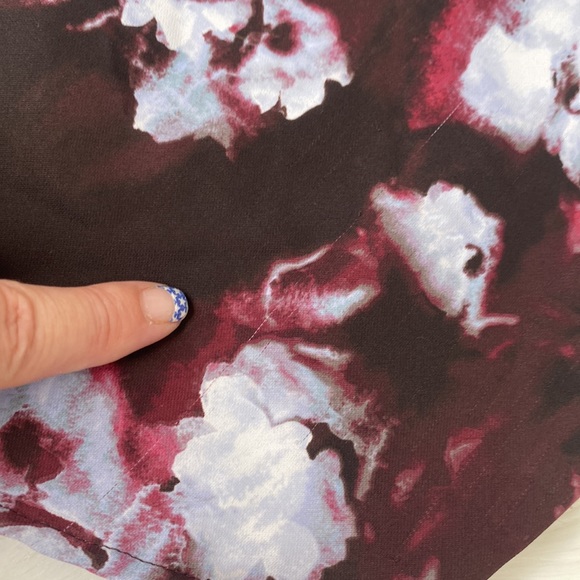 Simply Vera Vera Wang 3/4 button up blouse Petite Large - Picture 11 of 11